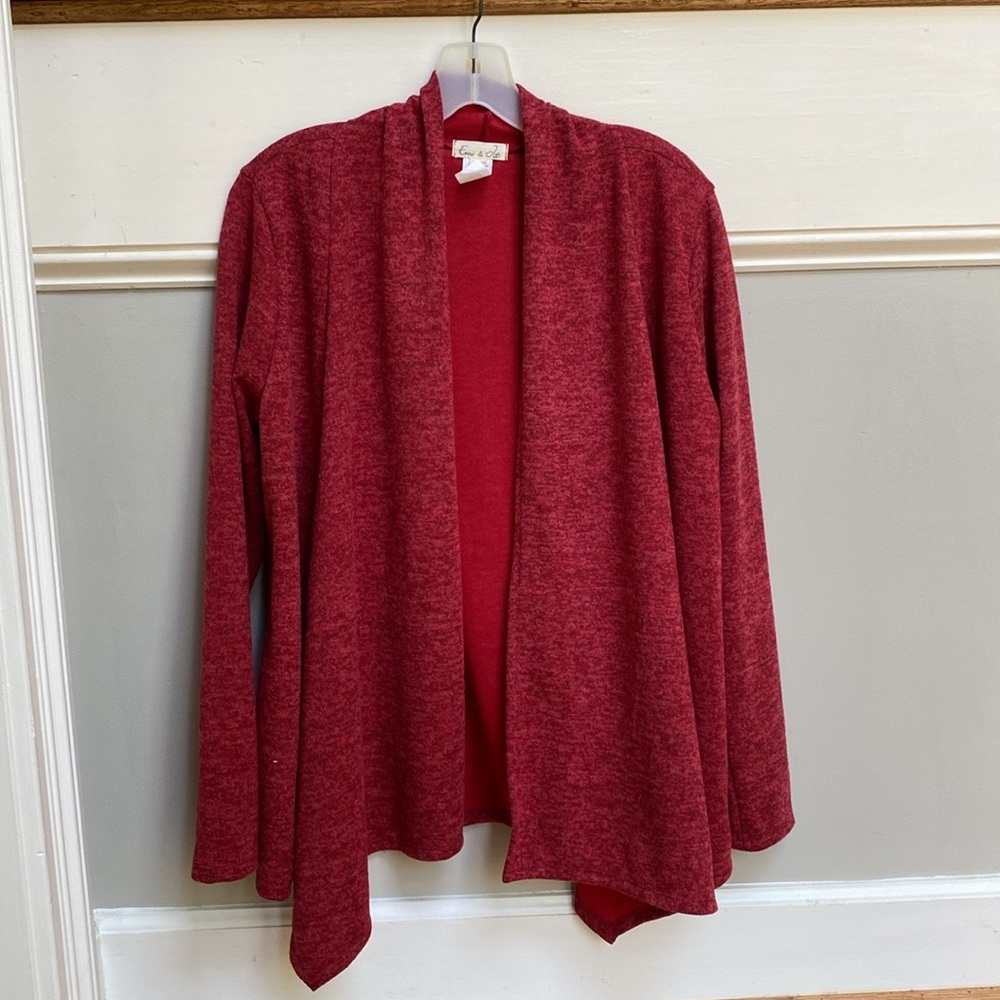 Emi and Ice women’s large Red cardigan